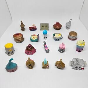 Shopkins Lot of 20 Various Seasons Metallic Musical Food Tech No Duplicates
